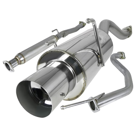 Spec-D Tuning 94-01 Acura Integra 2.5in. Inlet N1 Style Catback Exhaust, MFCAT2-INT94 MFCAT2-INT94